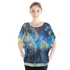 Luminescence Batwing Chiffon Blouse