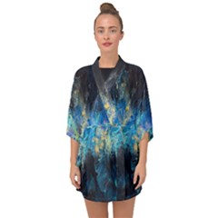 Luminescence Half Sleeve Chiffon Kimono