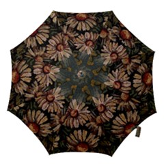 Old Embroidery 1 1 Hook Handle Umbrellas (medium) by bestdesignintheworld