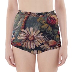 Old Embroidery 1 1 High-waisted Bikini Bottoms by bestdesignintheworld