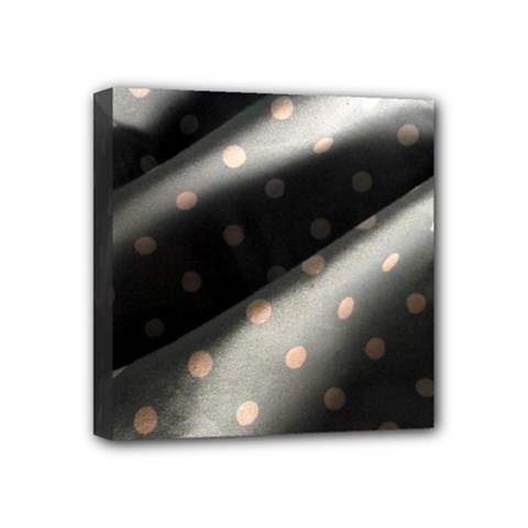 Polka Dots 1 1 Mini Canvas 4  X 4  (stretched) by bestdesignintheworld