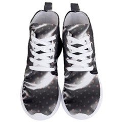 Polka Dots 1 2 Women s Lightweight High Top Sneakers by bestdesignintheworld