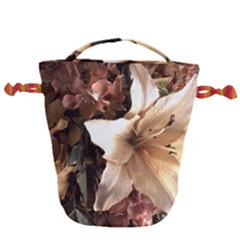 Lilies 1 5 Drawstring Bucket Bag by bestdesignintheworld