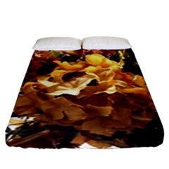 Begonia 1 2 Fitted Sheet (king Size) by bestdesignintheworld