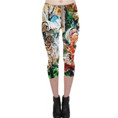 Lilies In A Vase 1 2 Capri Leggings  by bestdesignintheworld