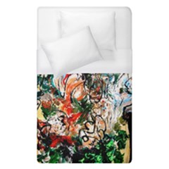 Lilies In A Vase 1 2 Duvet Cover (single Size) by bestdesignintheworld