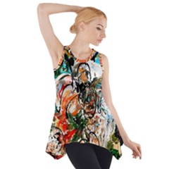 Lilies In A Vase 1 2 Side Drop Tank Tunic by bestdesignintheworld