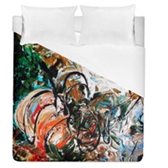 Lilies In A Vase 1 3 Duvet Cover (queen Size)