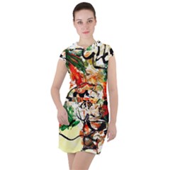 Lilies In A Vase 1 4 Drawstring Hooded Dress