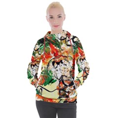 Lilies In A Vase 1 4 Women s Hooded Pullover by bestdesignintheworld