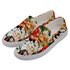 Lilies In A Vase 1 4 Men s Canvas Slip Ons