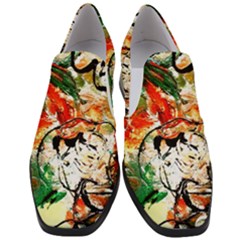 Lilies In A Vase 1 4 Women Slip On Heel Loafers