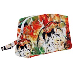 Lilies In A Vase 1 4 Wristlet Pouch Bag (Large)