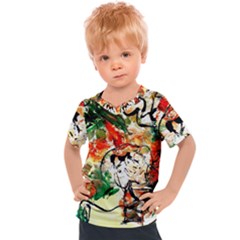 Lilies In A Vase 1 4 Kids  Sports Tee