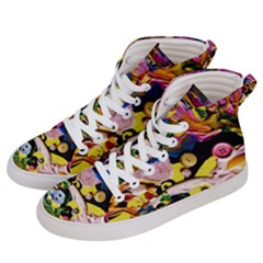 Alice Walk 1 2 Men s Hi-top Skate Sneakers by bestdesignintheworld