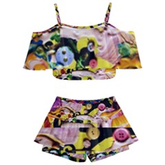 Alice Walk 1 2 Kids  Off Shoulder Skirt Bikini by bestdesignintheworld