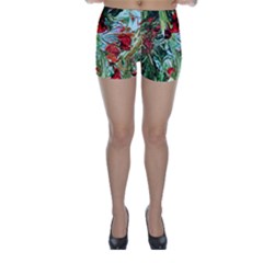 Eden Garden 1 4 Skinny Shorts by bestdesignintheworld