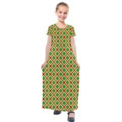 Df Irish Wish Kids  Short Sleeve Maxi Dress by deformigo