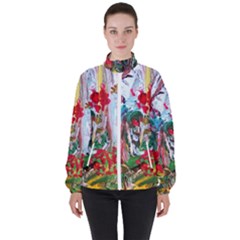 Eden Garden 1 5 Women s High Neck Windbreaker by bestdesignintheworld