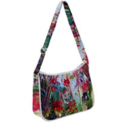 Eden Garden 1 6 Zip Up Shoulder Bag by bestdesignintheworld