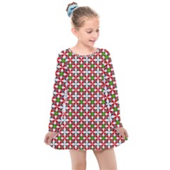 Df Molla Kids  Long Sleeve Dress