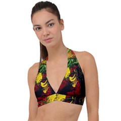 Revelation 1 3 Halter Plunge Bikini Top