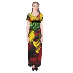 Revelation 1 3 Short Sleeve Maxi Dress