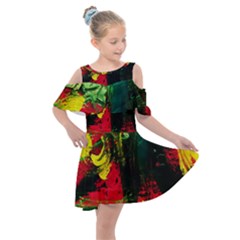 Revelation 1 8 Kids  Shoulder Cutout Chiffon Dress by bestdesignintheworld