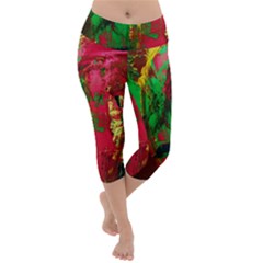 Revelation 1 7 Lightweight Velour Capri Yoga Leggings