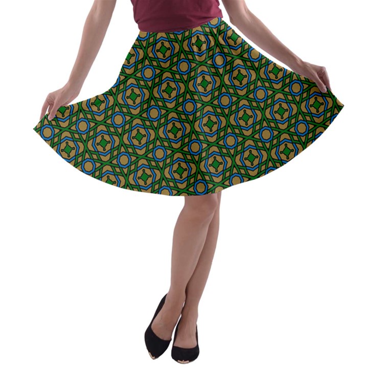 DF Chocolate Hills A-line Skater Skirt