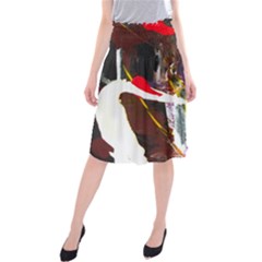 Wildfire 1 1 Midi Beach Skirt by bestdesignintheworld