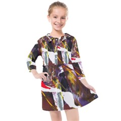 Wildfire 1 1 Kids  Quarter Sleeve Shirt Dress by bestdesignintheworld