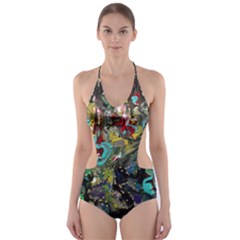 Forest 1 1 Cut-out One Piece Swimsuit by bestdesignintheworld