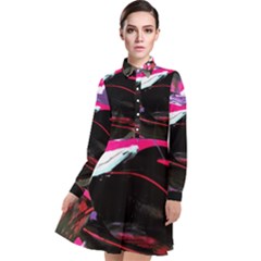 Consolation 1 1 Long Sleeve Chiffon Shirt Dress