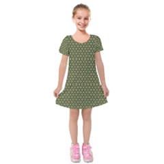 Df Lanika Kids  Short Sleeve Velvet Dress by deformigo