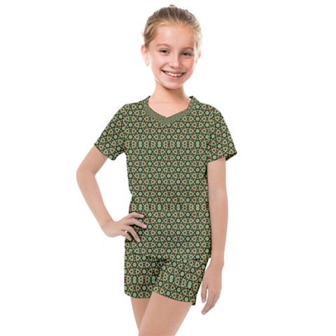 Df Lanika Kids  Mesh Tee And Shorts Set by deformigo