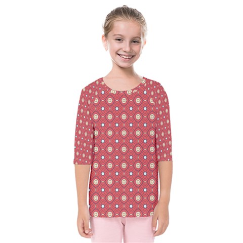 Df Rafflesia Kids  Quarter Sleeve Raglan Tee by deformigo