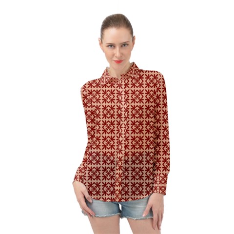 Df Pietri Long Sleeve Chiffon Shirt by deformigo