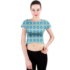 Df Iguassia Crew Neck Crop Top by deformigo