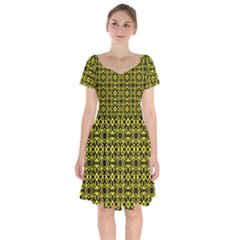 Df Manzanilla Short Sleeve Bardot Dress by deformigo