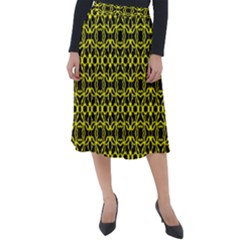 Df Manzanilla Classic Velour Midi Skirt  by deformigo