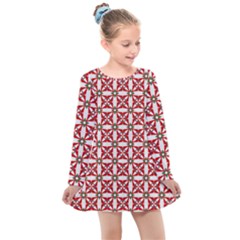 Df Pooffers Kids  Long Sleeve Dress by deformigo