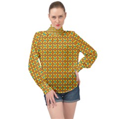 Df Madridejo High Neck Long Sleeve Chiffon Top by deformigo