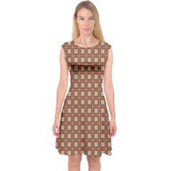 Df Asansor Capsleeve Midi Dress by deformigo