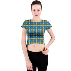 Df Jaisalmer Crew Neck Crop Top by deformigo