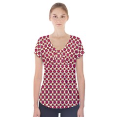 Df Avada Short Sleeve Front Detail Top by deformigo