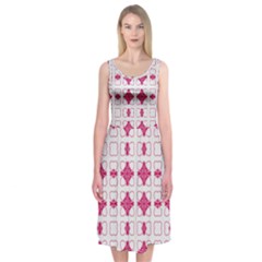 Df Hazel Conins Midi Sleeveless Dress by deformigo