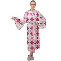 Df Hazel Conins Maxi Velour Kimono by deformigo