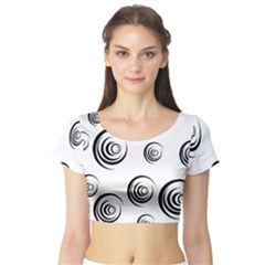 Rounder Ii Short Sleeve Crop Top by anthromahe