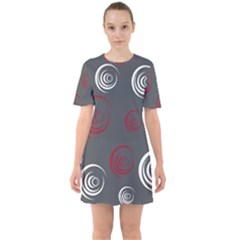 Rounder Iv Sixties Short Sleeve Mini Dress by anthromahe